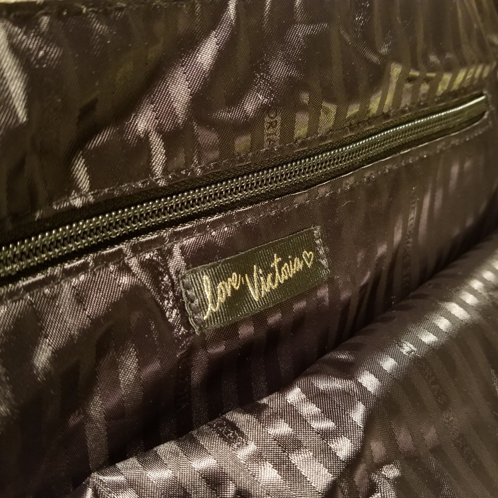 SOLD! NWOT Victoria's Secret Canvas Frayed Edge Tote - Picture 10 of 10